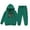 Dark Green, variant on shqvoGirlss Sweatsuit Size 7-8 Bow Print Tracksuit 2 Piece Sweat Suits Long Sleeve Solid Color Hooded Sweatshirt and Jogging Pant Kids Outfits