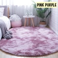 thumbnail image 1 of 47"x79"/39"x63" Modern Large Oval Soft Carpet Floor Bedroom Mat Fluffy Area Rug for Living Room Home Decor, 1 of 4