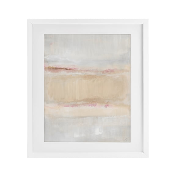 Stupell Industries Restful Misty Landscape White Framed Print Under Glass, design by Lanie Loreth
