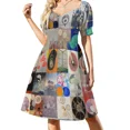 thumbnail image 2 of Hilma af Klint Sleeveless Dress evening dress woman bandage dress, 2 of 7
