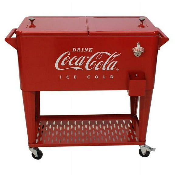 Leigh Country  Leigh Country Coca-Cola Embossed Retro ICE COLD 80 qt. Cooler with Tray