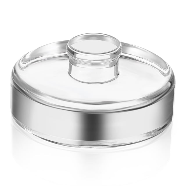 MasteelfCA Poids de Fermentation en Verre, Pot Mason à Grand Ouverture, Couvercle en Verre, Poids pour Marinades avec Poignée