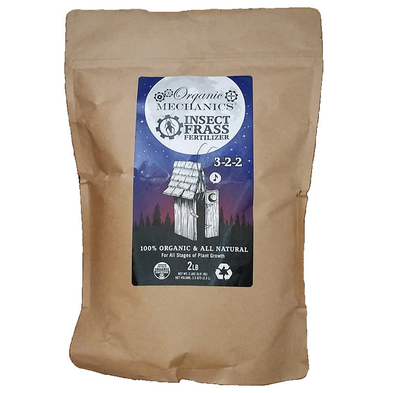 Organic Mechanics Insect Frass Fertilizer- 2lb Bag ...