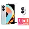 thumbnail image 2 of Mica Realme 10 Pro Plus 5G Protector De Pantalla Para Realme C33 C30 C35 C25 C21 C12 C15 C31 9 GT 3T 2T Narzo 50 5G Película Protectora De Vidrio Templado + Cámara + De Fibra De Carbono hidrogel Gao Jiahui unisex, 2 of 2