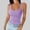 Purple, variant on LoTiSee Women's Scoop Neck Ribbed Tank Top – Sleeveless Fitted Basic Camisole for Summer, Office & Casual Layering