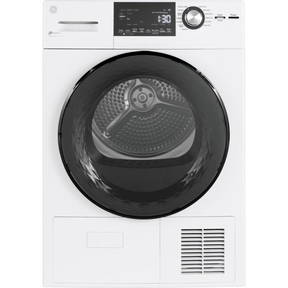 Ge Gft14essmww 24" Wide 4.1 Cu Ft. Energy Star Rated Electric Dryer - White