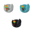 thumbnail image 3 of Moyic Clip de fregonas, colgador de estante de almacenamiento, gancho adhesivo montado en la pared, adhesivo que no deja marcas para baño y Almacenamiento y organización del hogar Gris, 3 of 6