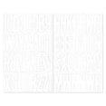 thumbnail image 2 of Duro D3220-WHT Permanent Adhesive Vinyl Letters, 6-Inch, White, 2 of 6