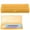Orange, variant on Horplkj Plastic Pencil Box, Clear Hinged Lid Storage Case with Snap Closure, Frosted Transparent Organizer for Pens and Office Home