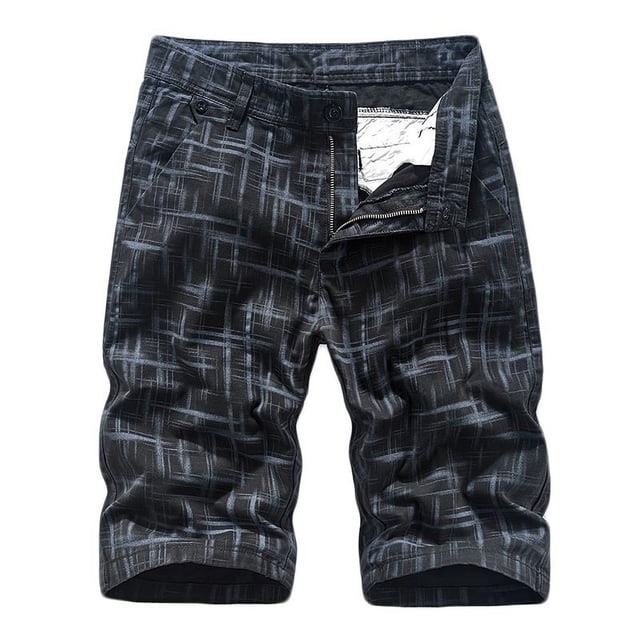Shorts Cargo pour Hommes Grande Taille à Multiples Poches, Coupe Décontractée, Shorts d'Été pour la Plage