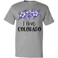 thumbnail image 3 of Inktastic I Love Colorado Columbine Flowers T-Shirt, 3 of 5