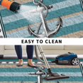 thumbnail image 4 of Blue Beige Anchor Outdoor Rug 3x5 Ft, Non Slip Washable Area Rug, Nautical Summer Beach Coastal Ocean Patio Rugs Carpet Runner, Large Floor Mat for Indoor/Outdoor Deck Porch Camping, 4 of 8