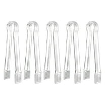 Hilingoto Clearance Christmas Gift For Plastic Tongs, Plastic Serving Tongs 2025 New Disposable Plastic Tongs Kitchen Small Serving Utensils For Buffet Salad Barbecue Ice 6.3 inches