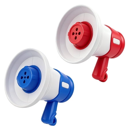 Mini Megaphone Speaker | Handheld Portable Speaker Toys | Kids Toys for Birthday Party Events Games and Outdoor Activities | Great Birthday Gift for Boys and Girls | Blue Mini