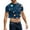 Navy, variant on Men's Half Cut Casual Beach Round Neck Short Sleeved Top Streetwear,Size S-2XL