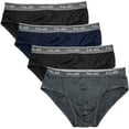 thumbnail image 2 of Falari Men's 4-Pack Bamboo Rayon Ultra Soft Lightweight Breathable Briefs, 2 of 6