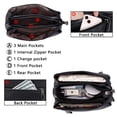thumbnail image 4 of HAWEE Genuine Leather Purse for Women Hobo Bag Trendy Crossbody Bag and Shoulder Bag with 2 Straps, 4 of 5