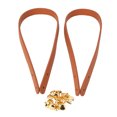 thumbnail image 2 of 2Pcs Split Leather Hand Strap With Rivet Set For DIY Handbag Parts, 2 of 8