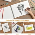 thumbnail image 5 of Sketch Book, 100 Pages (50 Sheets), Spiral Bound Artist Sketch Pad, Durable Acid Free Drawing Paper For Drawing, Painting, Sketching Or Doodlingpink1p, 5 of 5