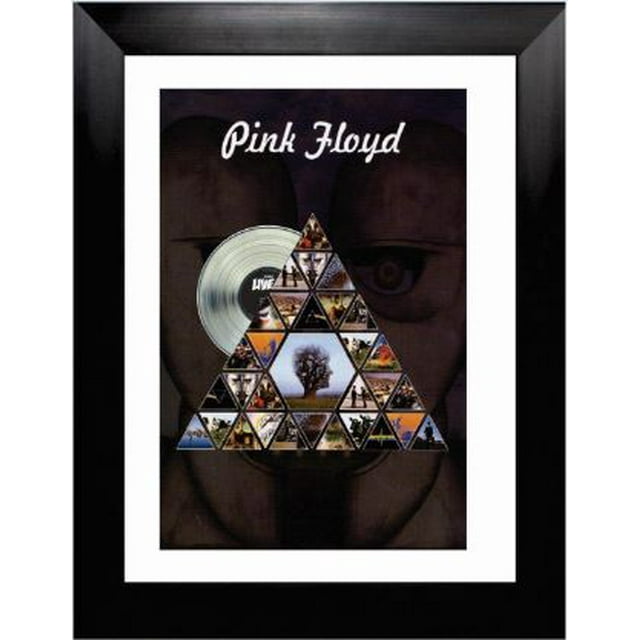 Pink Floyd Framed Prism Discography with Platinum LP