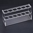 thumbnail image 5 of Unique Bargains Arcylic Test Tube Holder Rack 6-Well for 100ml Centrifuge Tubes Clear, 5 of 5