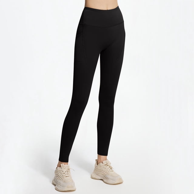 Pantalones de yoga de color liso para mujer, ropa interior moldeadora de cintura alta, realce de cadera, compresión abdominal, moldeador corporal, de poliéster.
