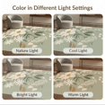 thumbnail image 2 of ODIKA 4'x6' Green Soft Sage Floral Serenity Washable Area Rug Elegant Botanical Design for Tranquility for Bedroom, Reading Nook, Pet Friendly & Non-Shedding, 2 of 2