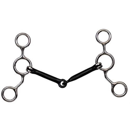 Showman Stainless Steel Junior Cow Horse Bit w/ 5 1/4" Shanks