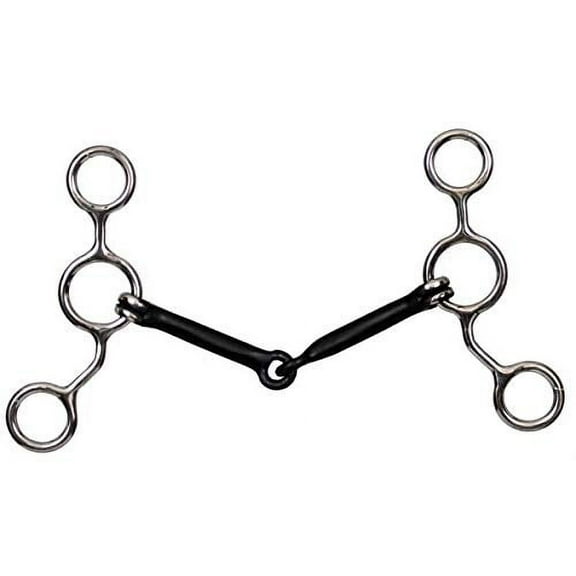 Showman Stainless Steel Junior Cow Horse Bit w/ 5 1/4" Shanks