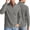 Dark Gray, variant on Mens Quarter Button Sweaters Regular Fit Casual Mock Neck Jacquard Knit Pullover Casual Dress Sweaters, Chest Pocket, Fall Winter Sweaters for Business, Office, Travel, Outdoor