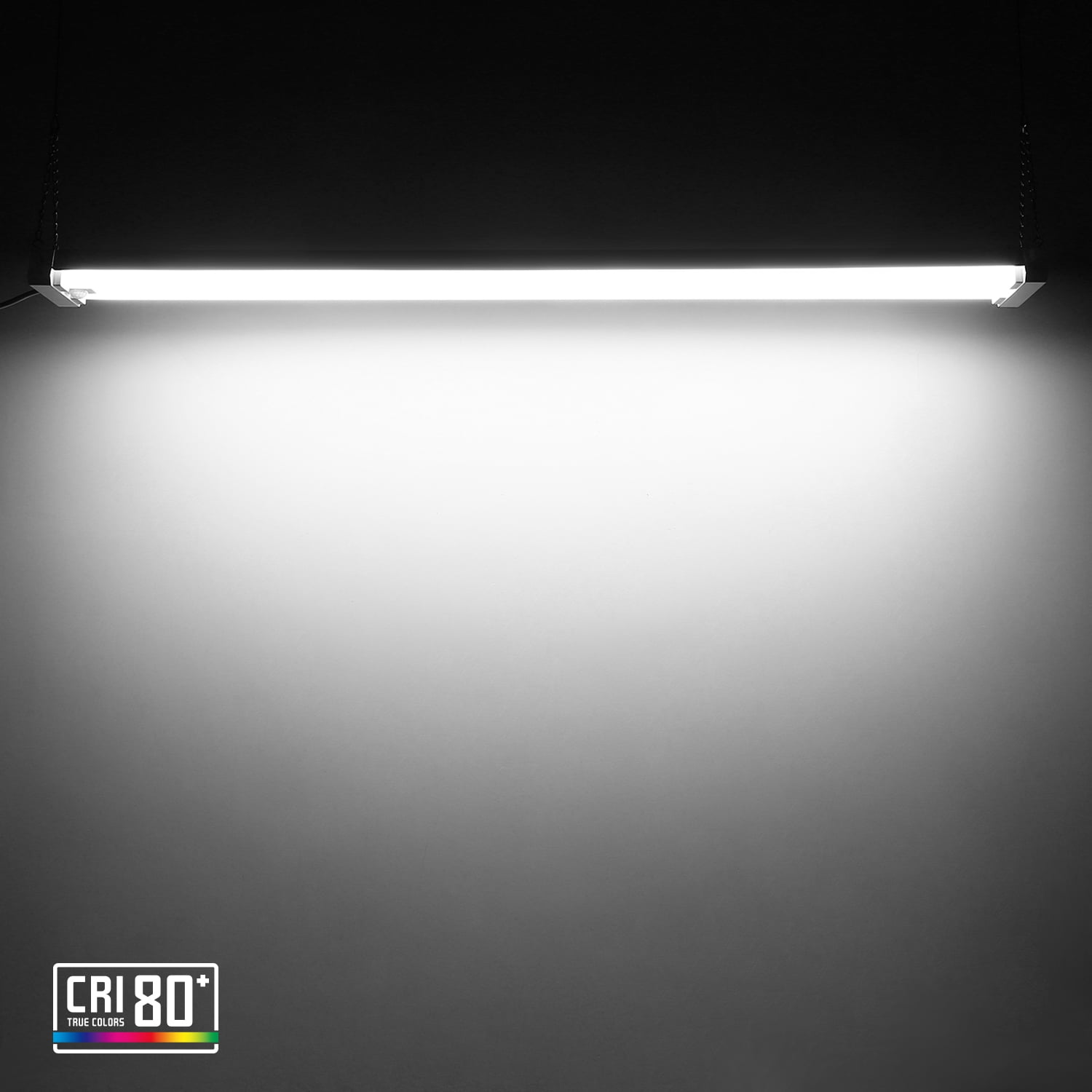 10 Pack Motion Sensor 4FT LED Utility Shop Light, 40W Plug in Linkable Light Fixtures, for Garage, Workshop, 4000lm, 5000K Daylight, Suspension & Flush Mount, FCC, ETL Certified