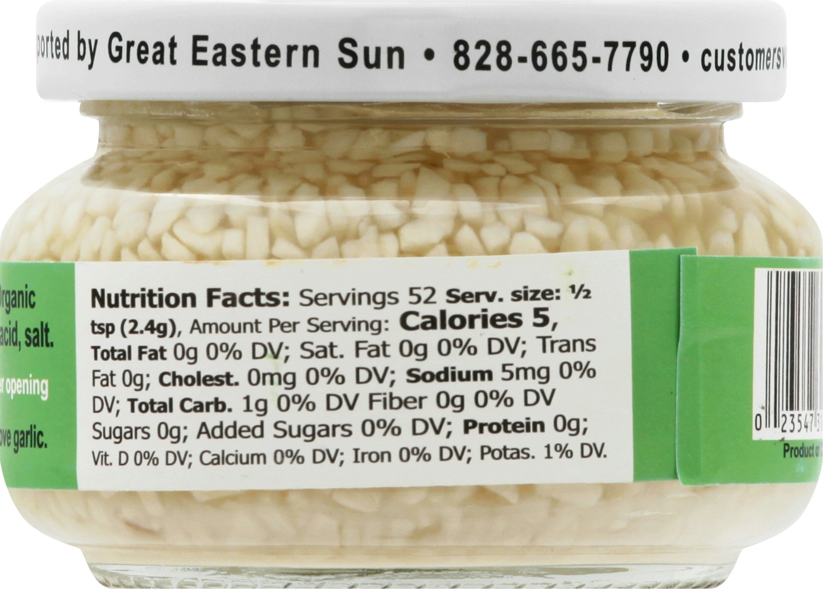 Emperor's Kitchen Chopped Garlic Organic 4.5 oz (Pack of 8)