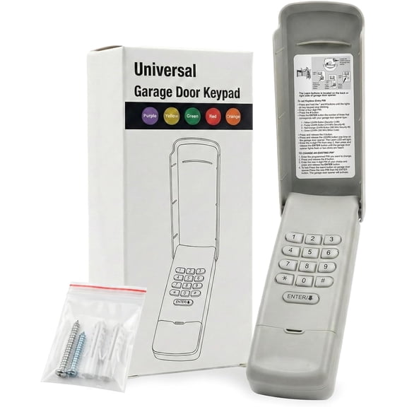 Garage Door Opener Keypad Universal Compatible with Craftsman Opener Remote Replace 877MAX 878MAX G940EV-P2 377/877/977/66LM 893MAX Wireless Keypad Keyless Entry