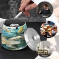 thumbnail image 6 of Ashtray Home Ashtrays Cigar Ashtray Smokeless Ashtray Fashionable and Durable Pure Elegant White Lily, 6 of 7