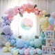 thumbnail image 4 of Round Balloon Arch Stand Kit Adjustable Half Arch Large Round Backdrop Frame for Birthday Wedding Baby Shower Party, 4 of 4