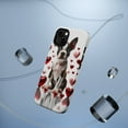thumbnail image 5 of DistinctInk Tough Case for Apple iPhone 15 PLUS (6.7" Screen), Compatible with MagSafe Charging - Valentine's Day Boston Terrier Puppy, 5 of 6