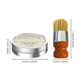 thumbnail image 3 of Leather Repair Cream and Scratch Polish Remover, Restoration Salve for Furniture Easy to Use with Brush, 3 of 8