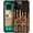 Raise Lion Not SHEEP Wooden American Flag, variant on Case Compatible with iPhone 14 Pro, Cases for Women Girl, Blue Sky Flower Moon Butterfly