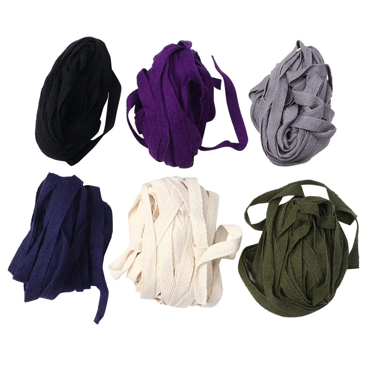 6 Pack Cotton Braided Rope Ribbon DIY Wrapping Crafts Supplies Package