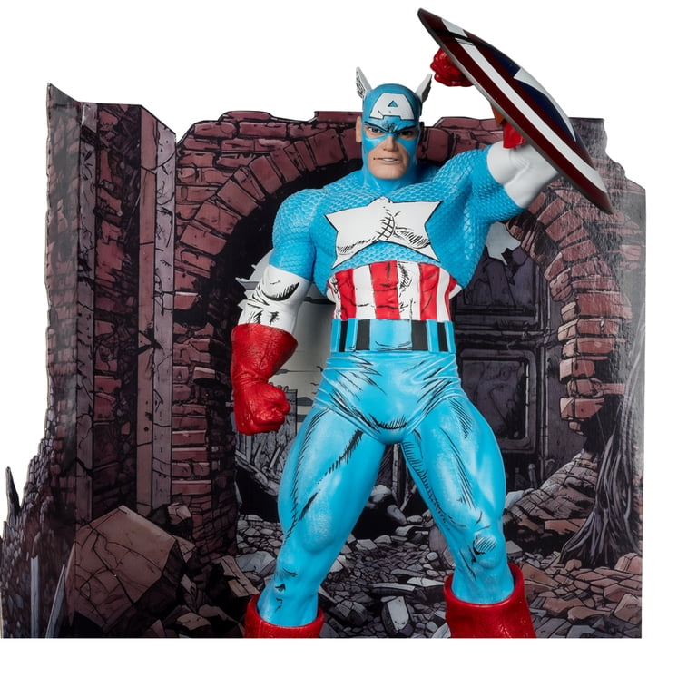 McFarlane Toys Captain America 1:6 Scale Posed Figure w/Scene