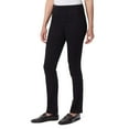 thumbnail image 2 of Gloria Vanderbilt Womens Amanda Straight Leg Jeans, Black, 4, 2 of 2