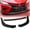 Painted Black, variant on Stay Tuned Performance For 18-20 Toyota Camry SE XSE Painted Black Front Bumper Splitter Spoiler Lip