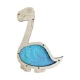 thumbnail image 2 of Material de tablero ocupado, cumpleaños, actividades de aprendizaje, juguetes de desarrollo, accesorios de bricoje, color para , Dinosaurio azul Hugo Tablero ocupado Montessori, 2 of 8