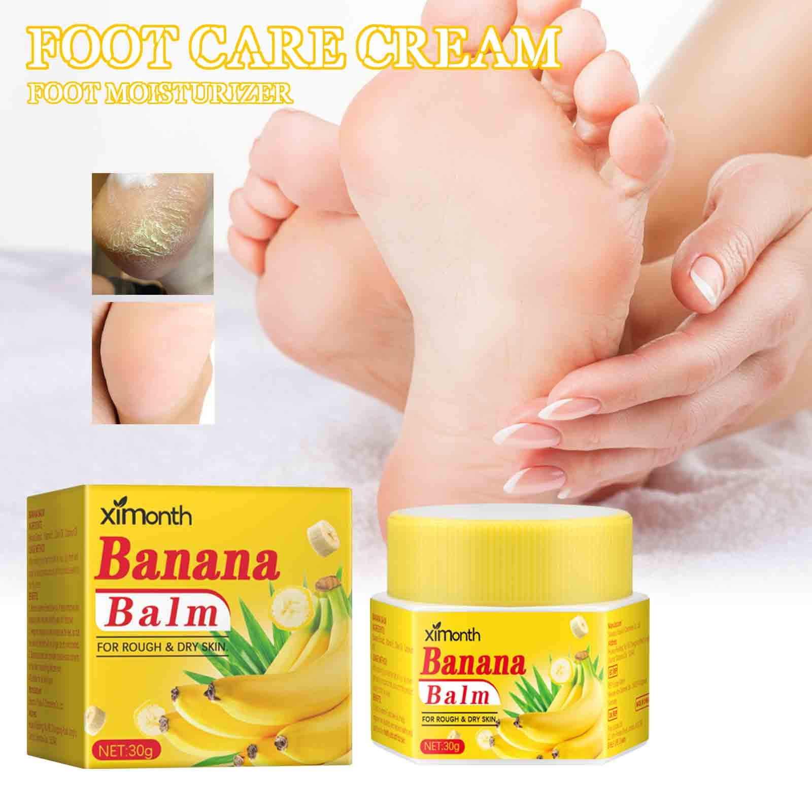Woman Care Feet with Cracked and Dry Heel Skin Cream at Home Stock Photo -  Image of human, copy: 268191386