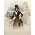 thumbnail image 3 of Hau, Wilhelm 12x14 Black Modern Framed Museum Art Print Titled - Lady In Riding Habit, 3 of 5