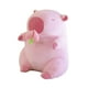 thumbnail image 4 of Peluche de capibara, suave, ideal para familias y niños. Carpincho melocotonero rosa, 4 of 9