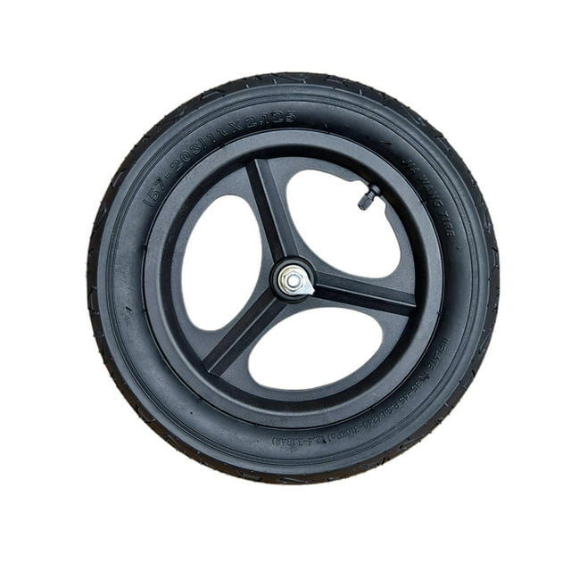 Siruishop Balance Bike Replacement Wheel Bicycling Non Slip Cycling Metal Rim Air Tire 14 in Quantity 1