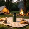 thumbnail image 7 of Stainless Steel Insulated Travel Coffee Mug Compact Portable Direct Drink Tumbler Double Wall Thermal Cup for Car Office Camping Home Daily Beverage Use, 7 of 7