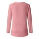 thumbnail image 4 of MHFRRA Camiseta Informal de Manga Larga con Cuello En V y Estampado Canadiense para Mujer Rosa, 4 of 4