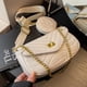 thumbnail image 5 of Bolsa de viaje con hilo de bordar bolsa acolchada para axilas cadena de cuero PU para ir de compras JShteea Para Estrenar, 5 of 9